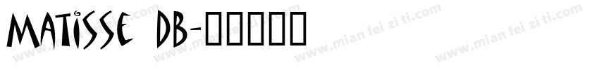 Matisse DB字体转换